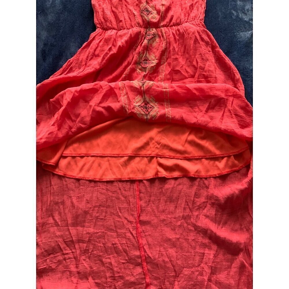 Trixxi Women’s Hi Low Tube Coral Dress Size Medium - Picture 7 of 10
